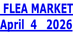 FLEA MARKET April  4   2026